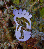 Load image into Gallery viewer, Sasquatch Footprint Metal Sign
