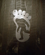 Load image into Gallery viewer, Sasquatch Footprint Metal Sign
