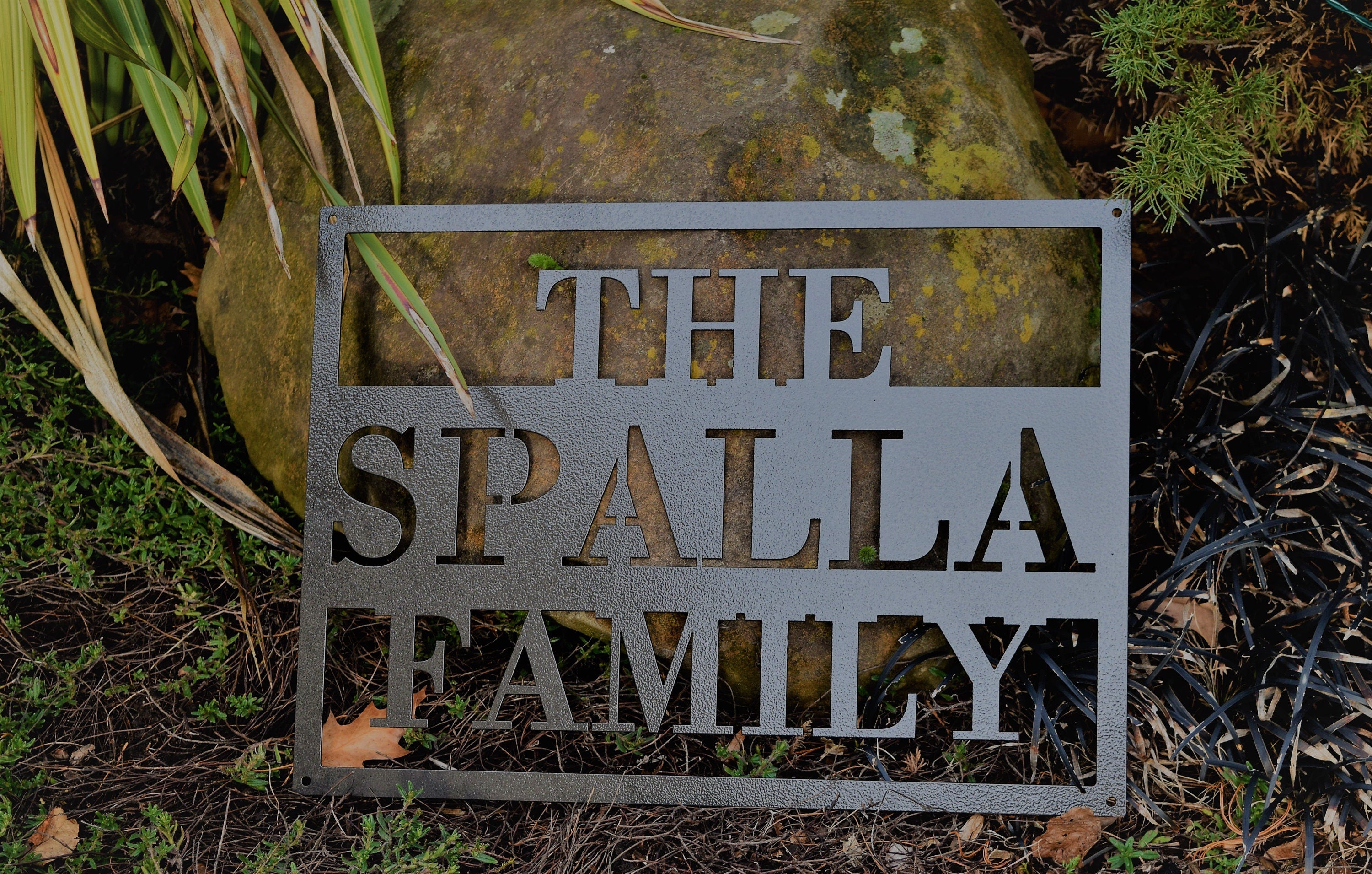 Personalized Metal Name Sign