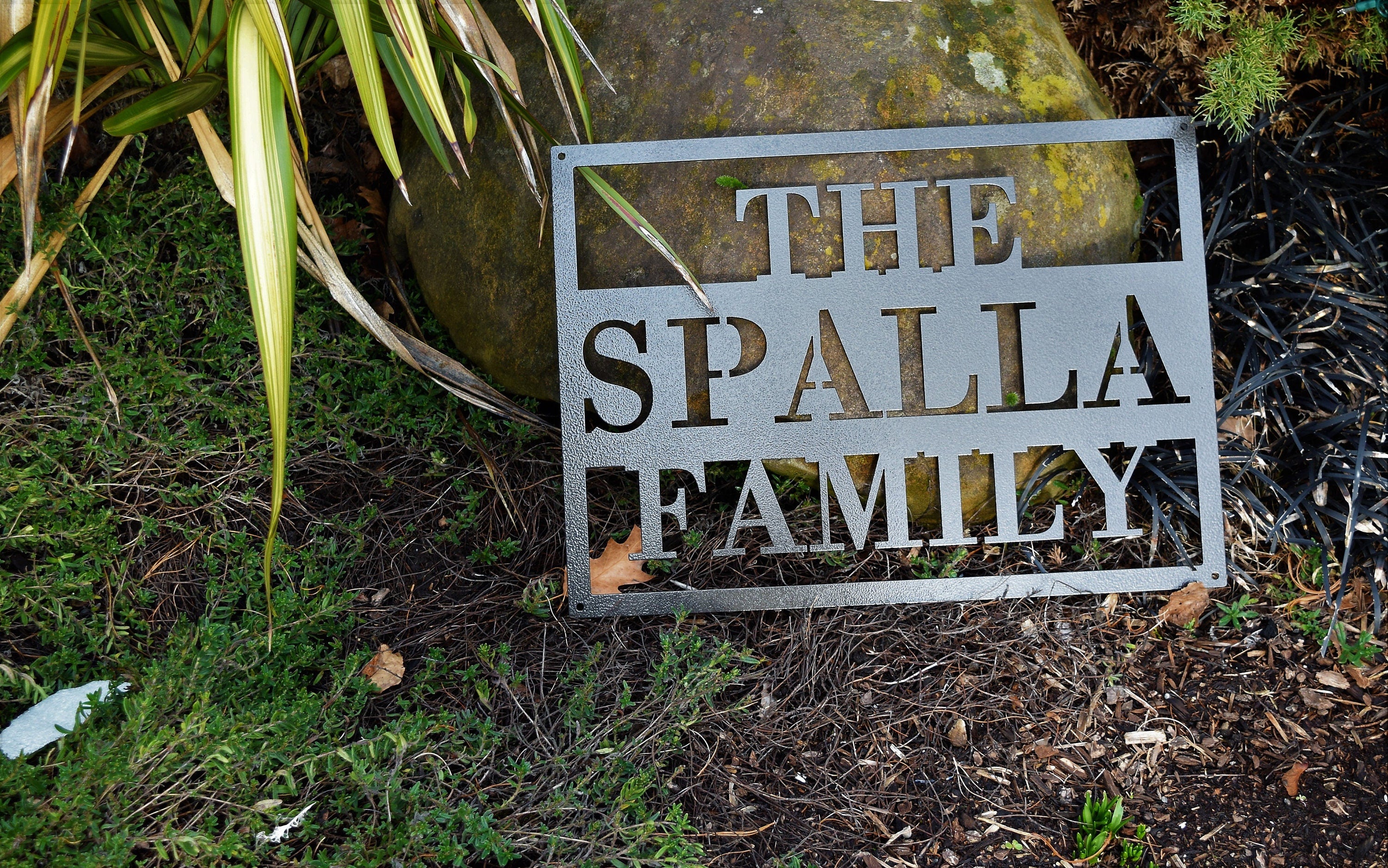 Personalized Metal Name Sign