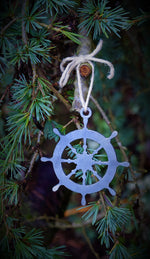 Load image into Gallery viewer, Nautical Wheel Ornament
