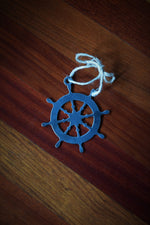 Load image into Gallery viewer, Nautical Wheel Ornament
