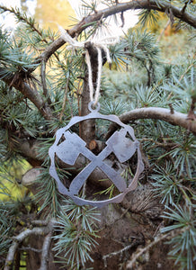 Double Ax Ornament