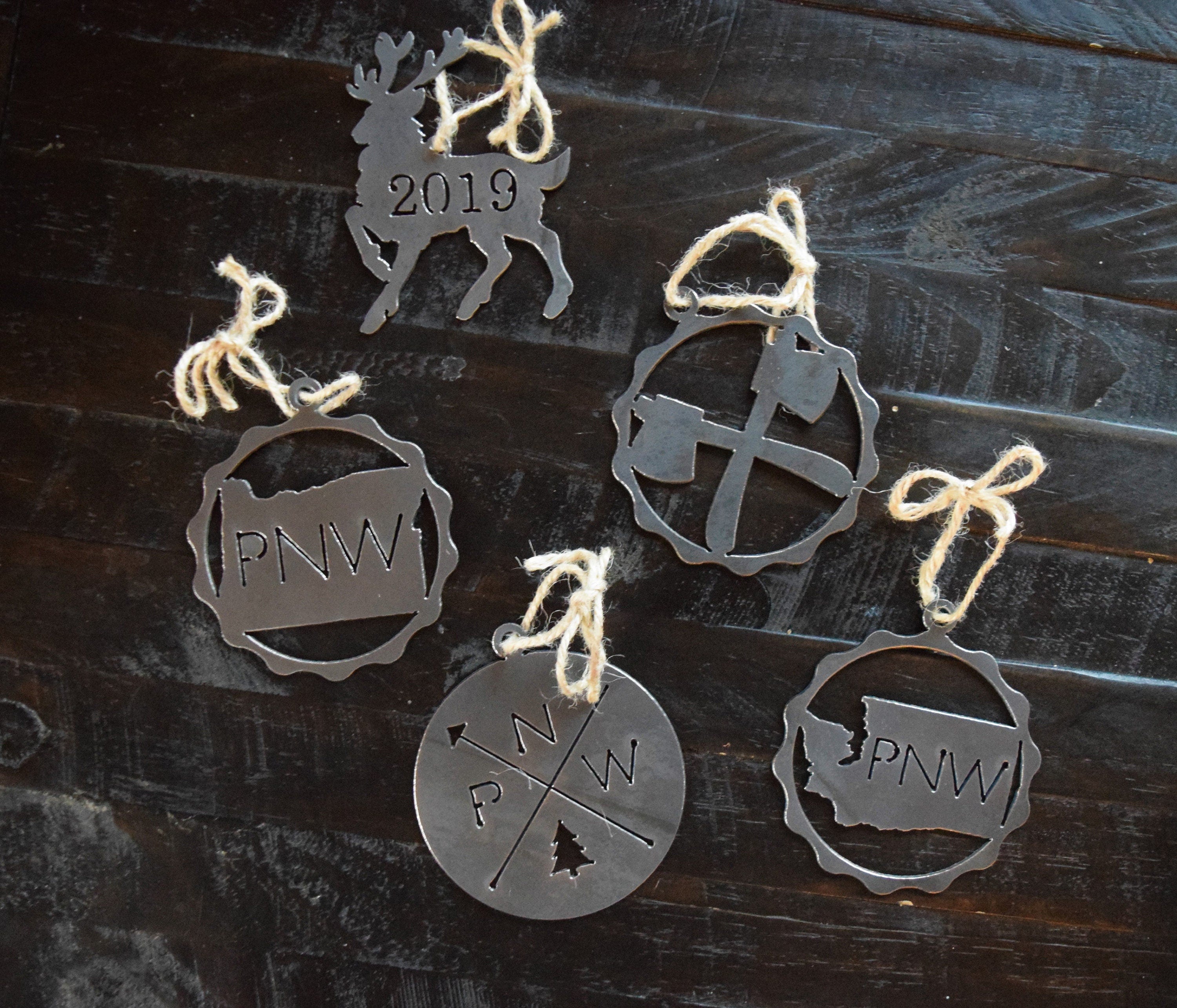 Double Ax Ornament