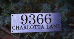 Load image into Gallery viewer, Horizontal Metal Home Address Numbers and Street Name
