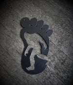 Load image into Gallery viewer, Sasquatch Footprint Metal Sign
