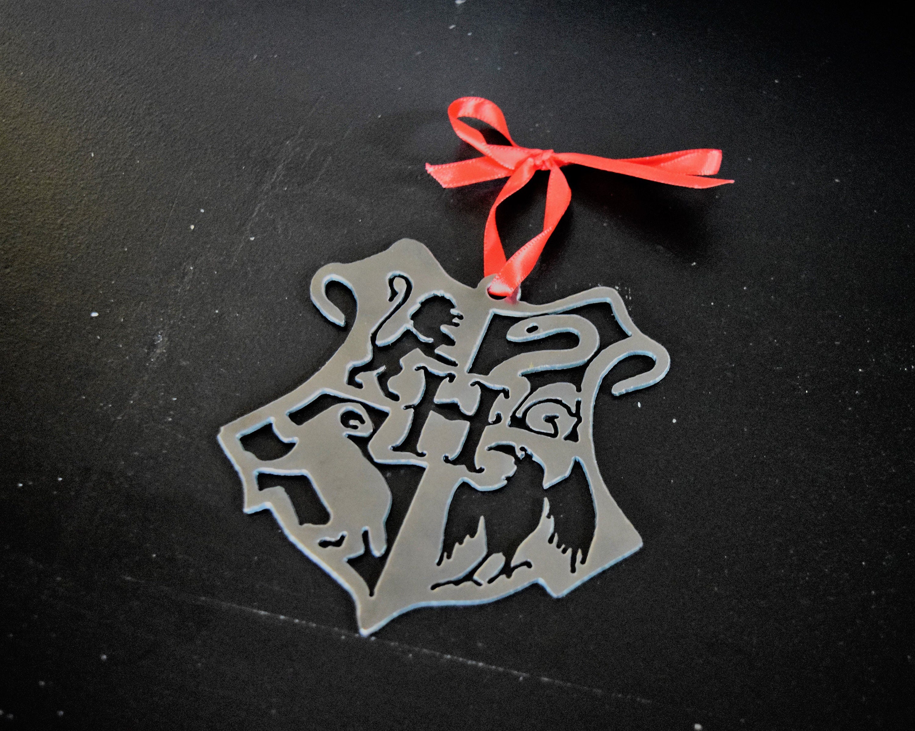 Hogwarts Crest Metal Ornament