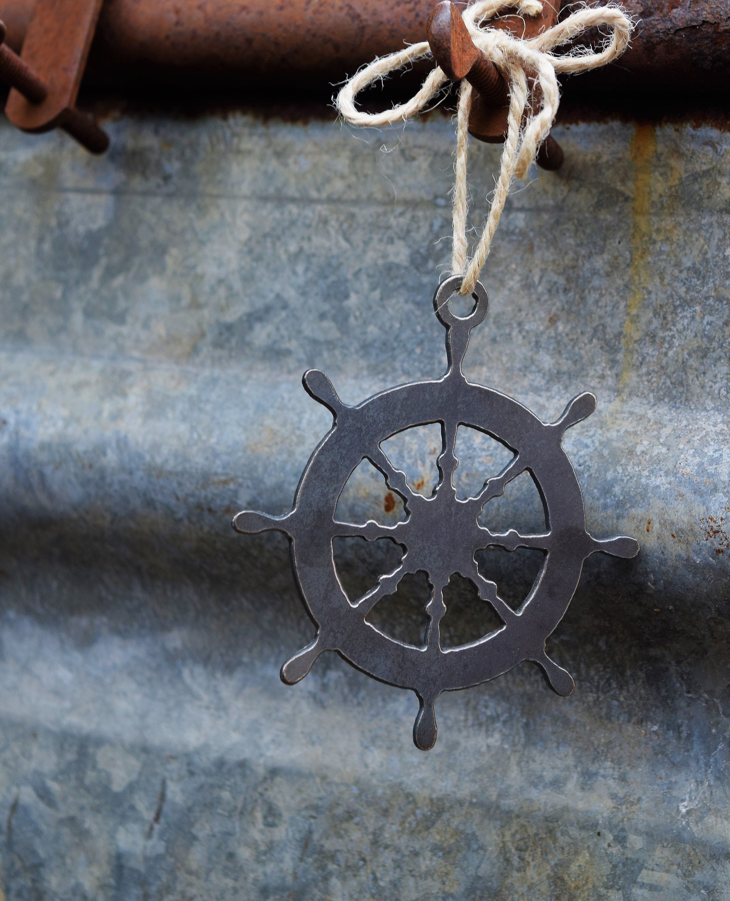 Nautical Wheel Ornament