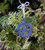 Load image into Gallery viewer, Nautical Wheel Ornament
