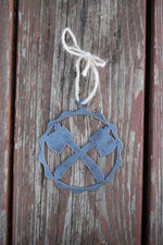 Load image into Gallery viewer, Double Ax Ornament
