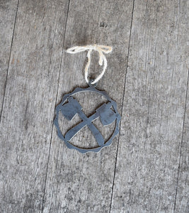 Double Ax Ornament