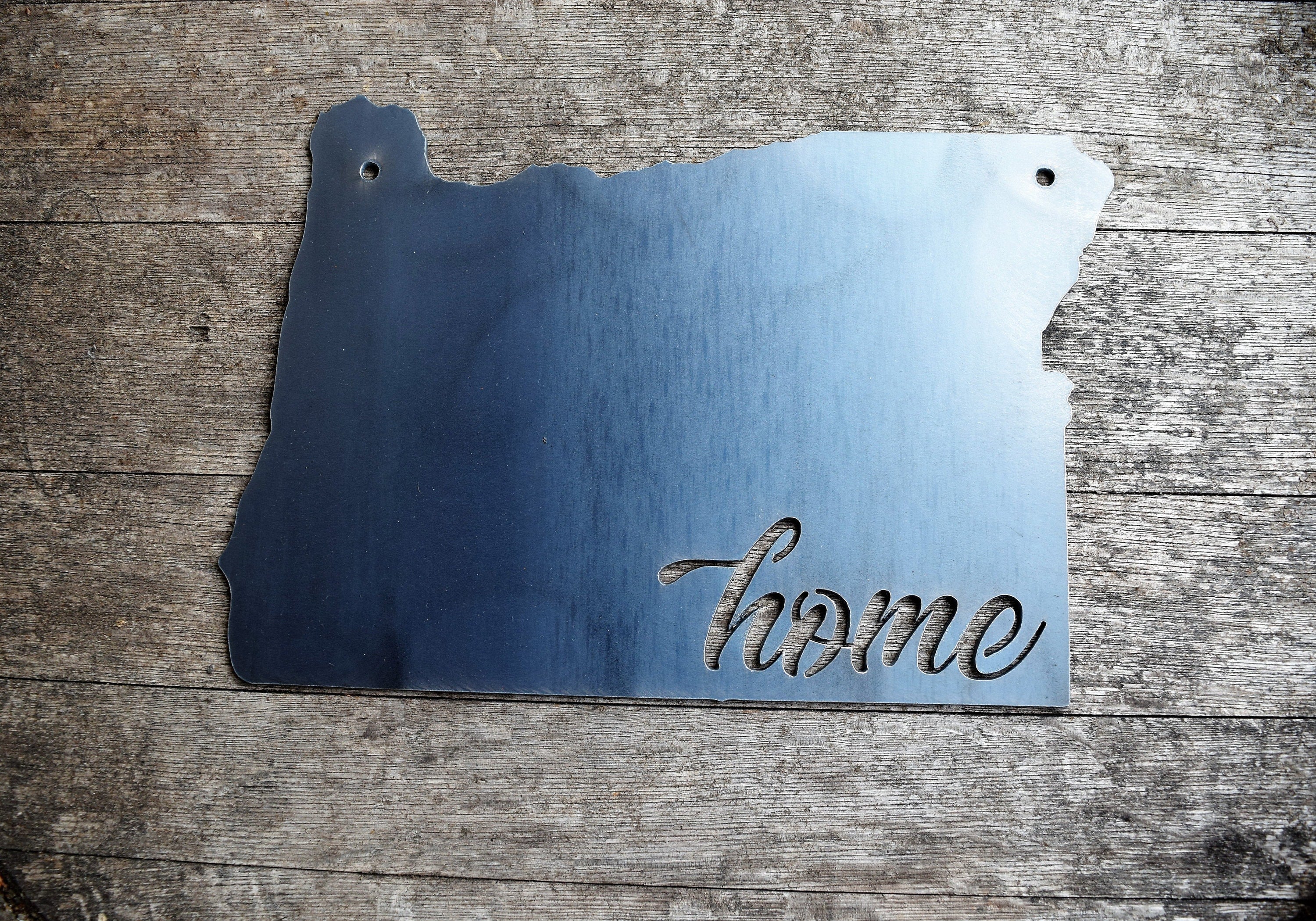 Oregon Home Metal SIgn