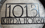 Load image into Gallery viewer, Custom Horizontal Modern Address Sign
