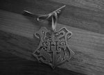Load image into Gallery viewer, Hogwarts Crest Metal Ornament
