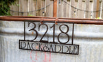 Load image into Gallery viewer, Custom Horizontal Modern Address Sign
