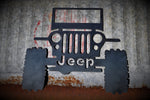 Load image into Gallery viewer, Jeep Metal Rustic Sign
