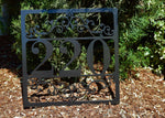 Load image into Gallery viewer, Metal Outdoor Square Flourished Address Sign
