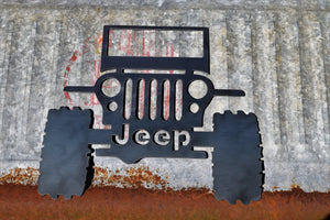 Jeep Metal Rustic Sign
