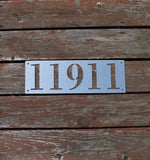 Load image into Gallery viewer, Metal Horizontal Home Address Sign

