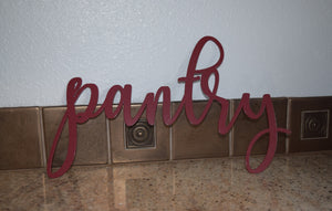 Pantry Script