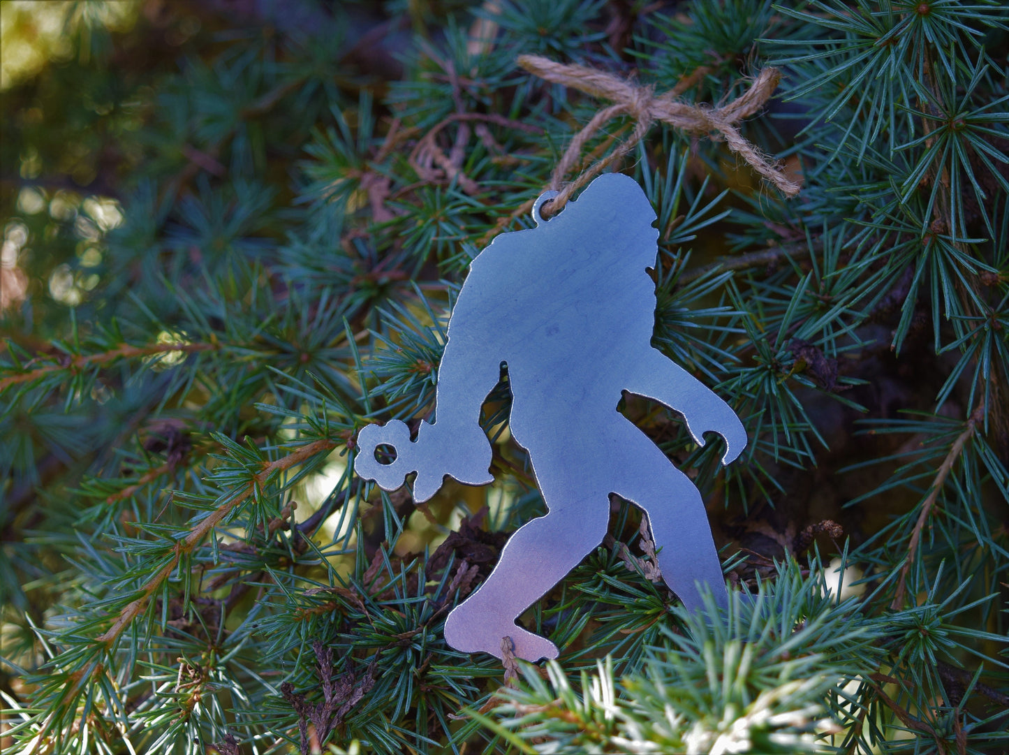 Bigfoot Sasquatch Yeti Metal Ornaments