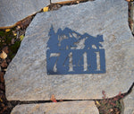 Load image into Gallery viewer, Bear Theme Horizontal Home Address Sign
