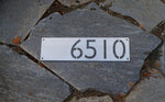 Load image into Gallery viewer, Metal Horizontal Home Address Sign Modern Font
