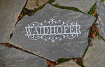 Load image into Gallery viewer, Personalized Flourished Metal Name Sign
