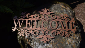 Personalized Metal Flourished Name Sign