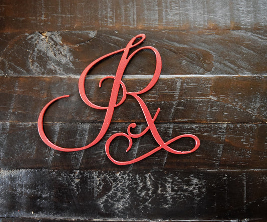 Fancy Script Letter Ornaments