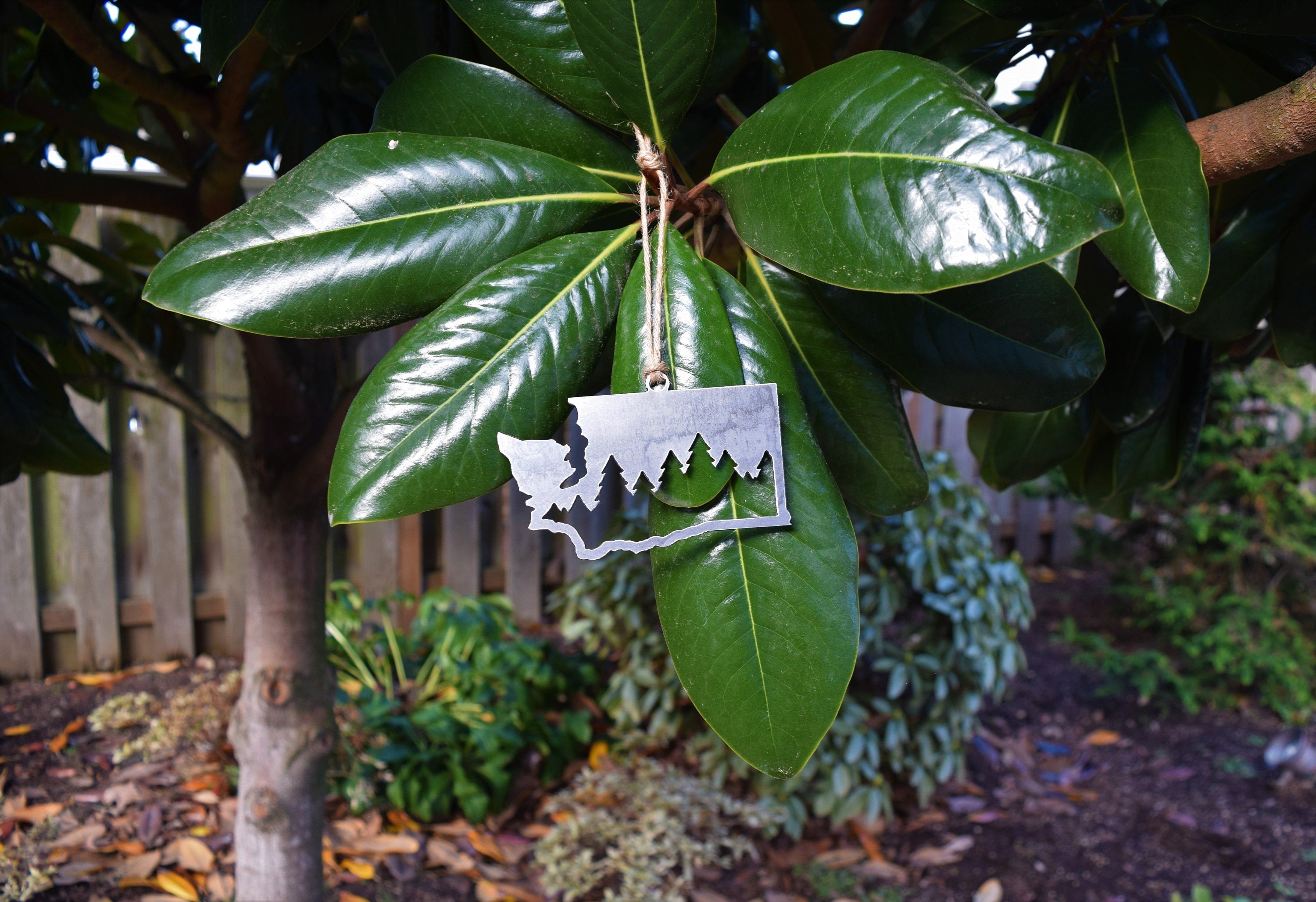 Washington Forest Metal Ornament