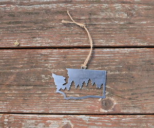 Washington Forest Metal Ornament