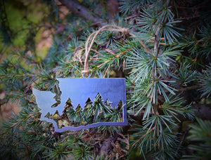Washington Forest Metal Ornament