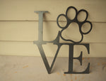 Load image into Gallery viewer, Love Dogs - Paw Sign
