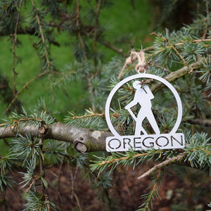 Oregon Hiking Ornament