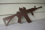 Load image into Gallery viewer, AR-15 Metal Gun Sign
