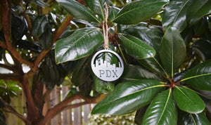 PDX Skyline Oregon Ornament
