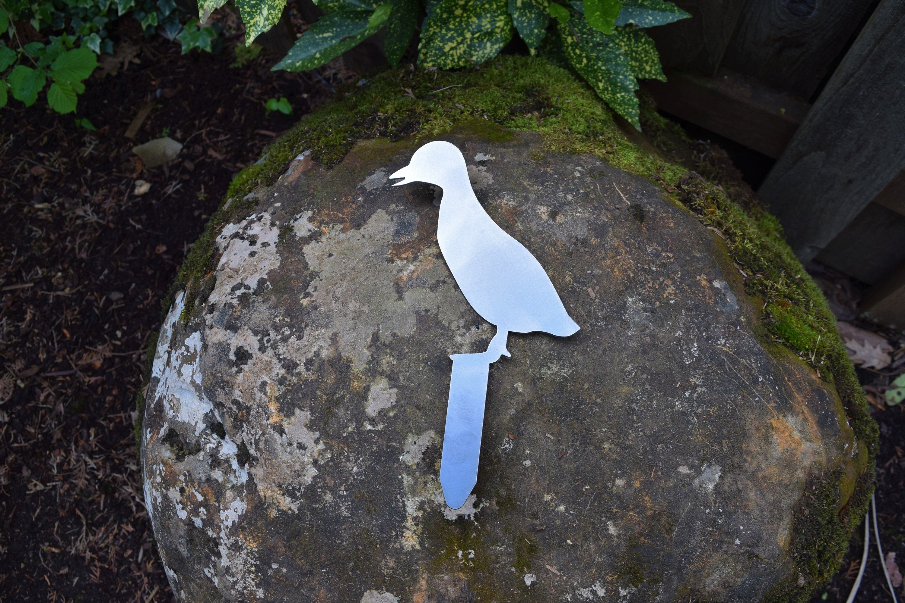 Metal Ducklings Yard Stakes