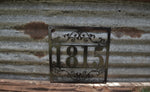 Load image into Gallery viewer, Metal Outdoor Square Flourished Address Sign
