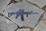Load image into Gallery viewer, AR-15 Metal Gun Sign
