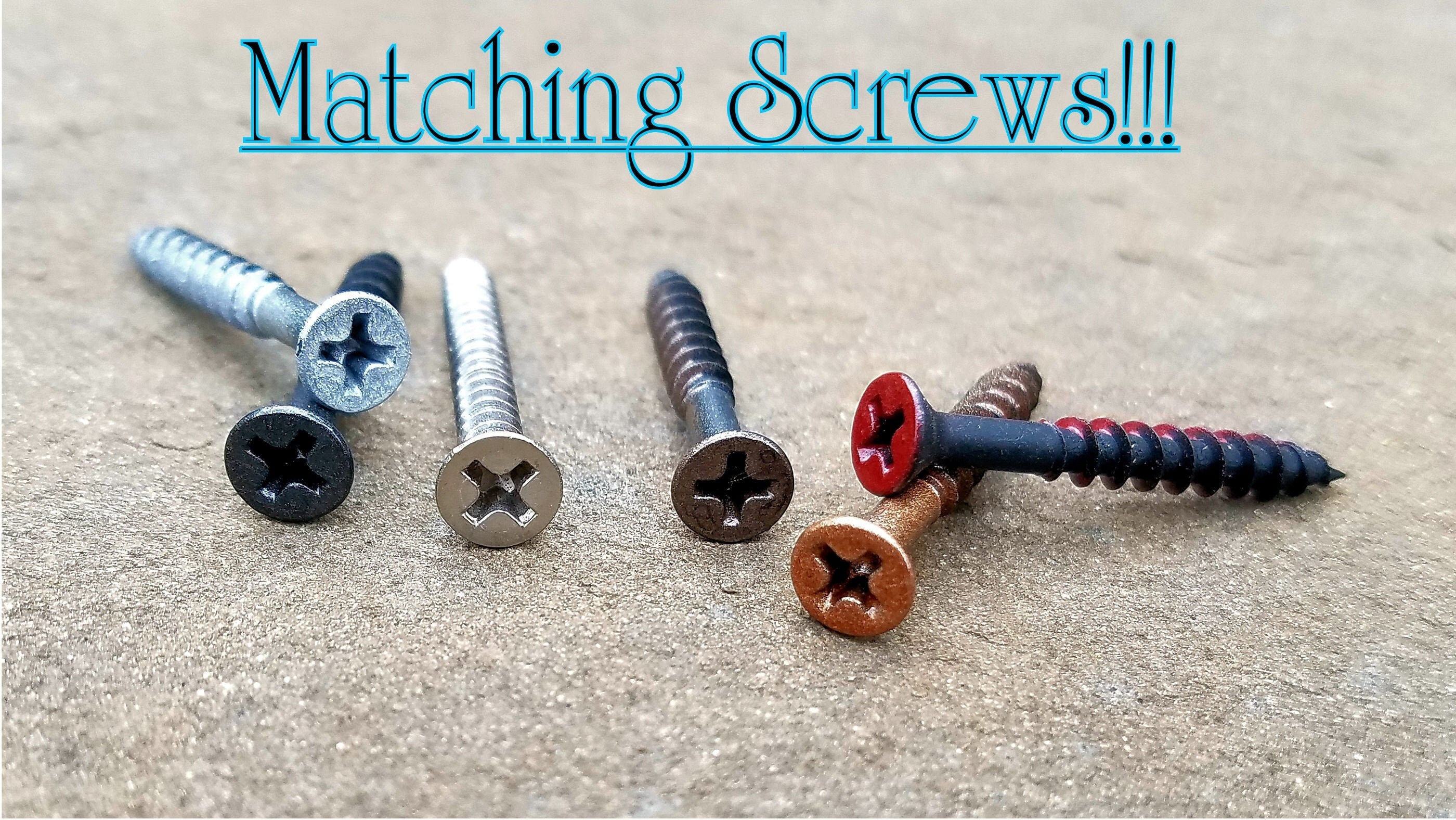 Matching Screw set (pack of 2)