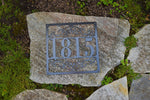Load image into Gallery viewer, Metal Outdoor Square Flourished Address Sign
