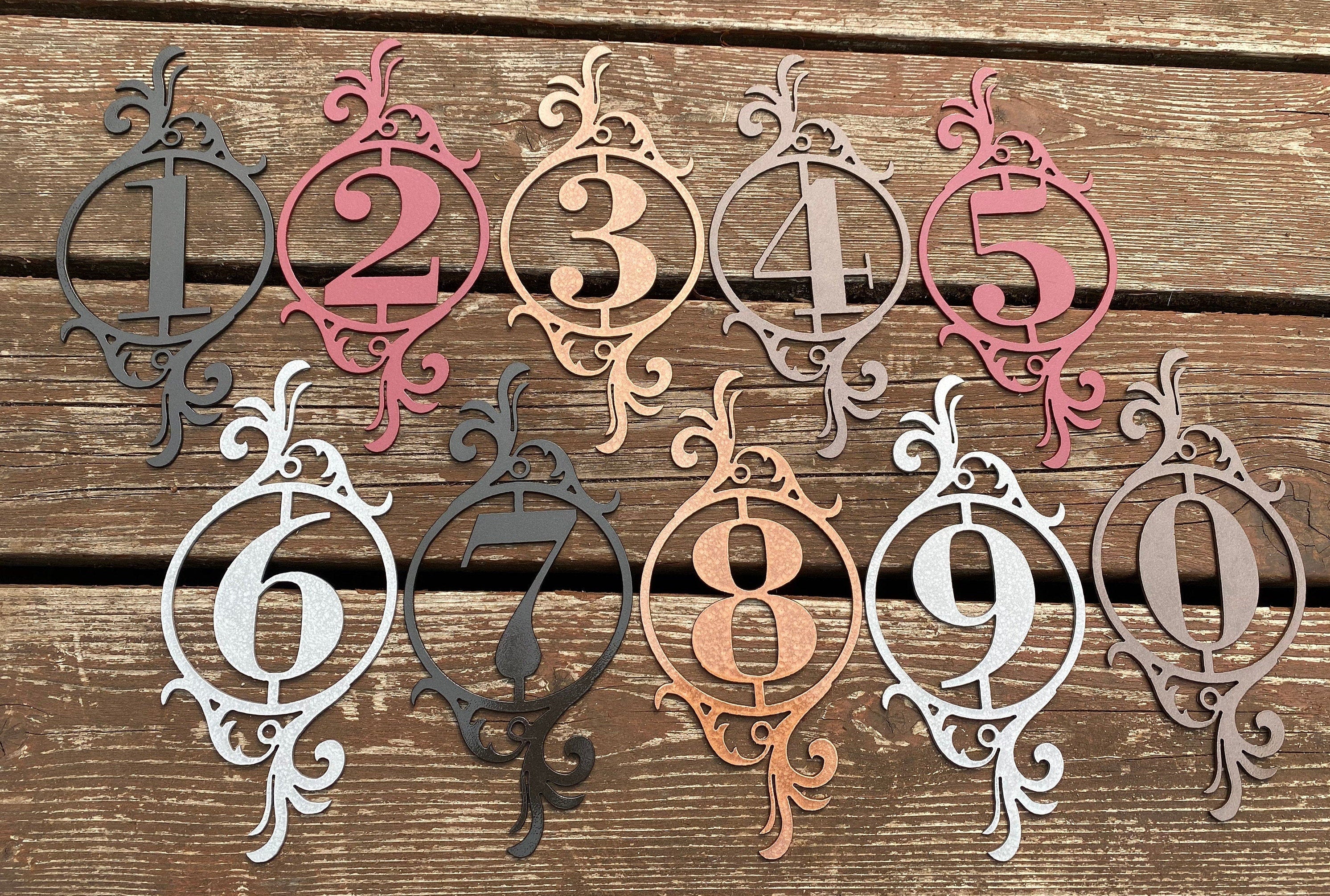 Monogram Style Address Sign