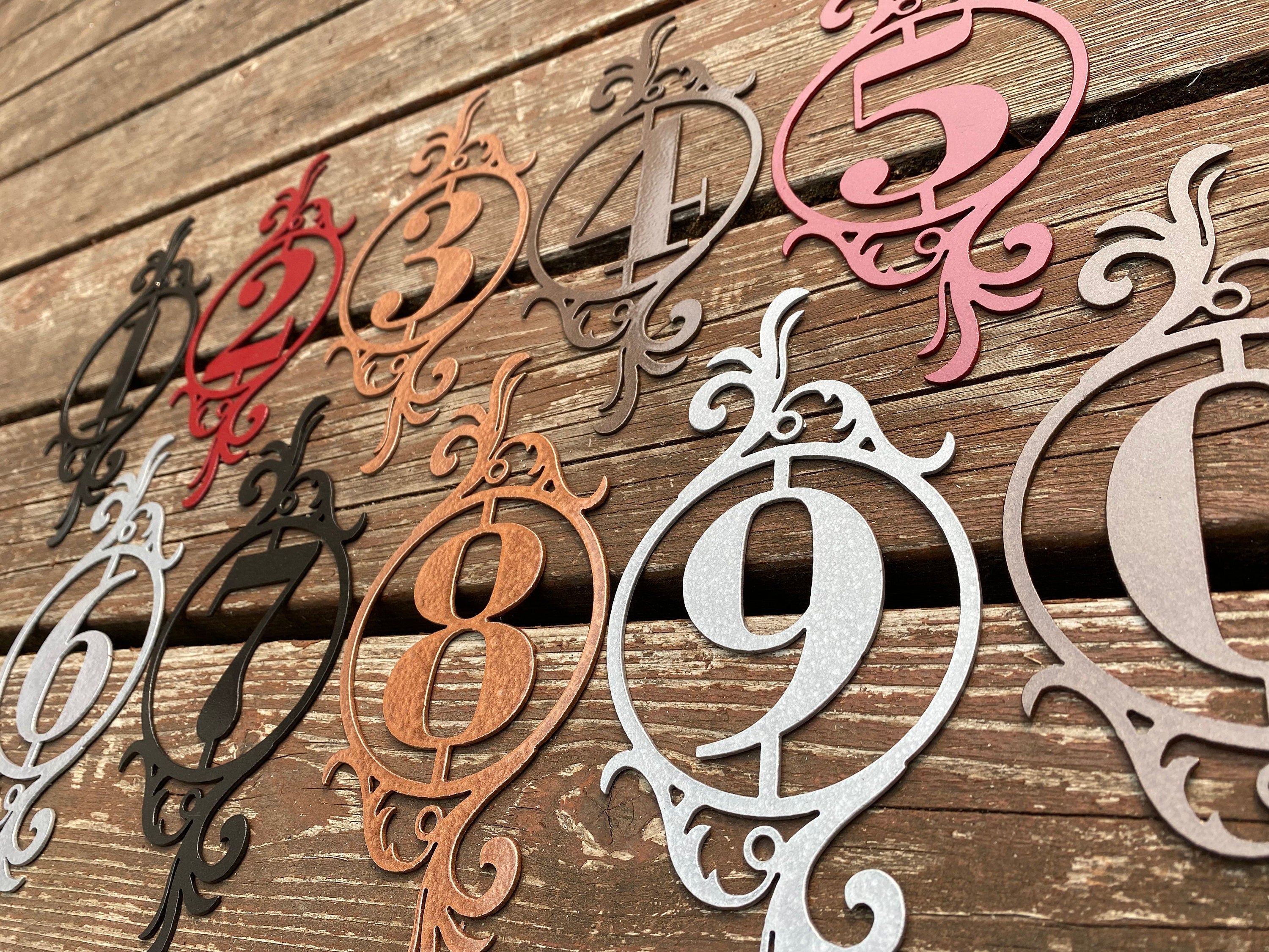 Monogram Style Address Sign
