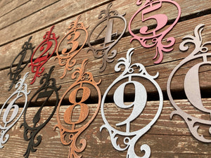 Monogram Style Address Sign