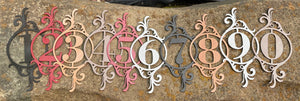 Monogram Style Address Sign