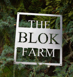 Load image into Gallery viewer, Personalized Metal Farm Sign

