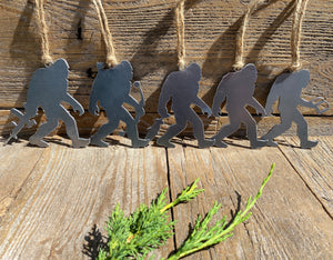 Bigfoot Sasquatch Yeti Metal Ornaments